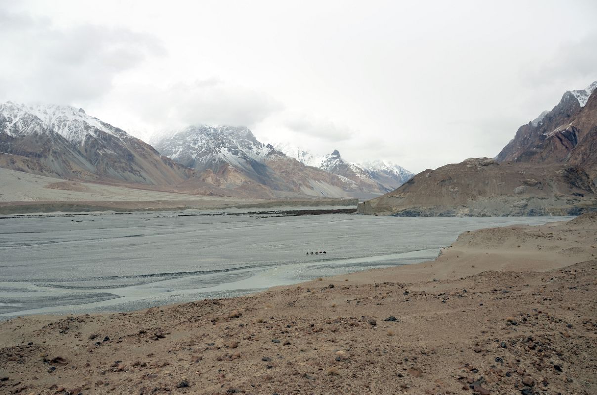 31 The Camel Man And His Camels Take The Longer Way On The Valley Floor From The Shaksgam Valley To The Sarpo Laggo Valley And Sughet Jangal K2 North Face China Base Camp